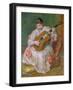 Woman with Guitar, 1897-Pierre-Auguste Renoir-Framed Giclee Print