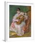 Woman with Guitar, 1897-Pierre-Auguste Renoir-Framed Giclee Print