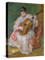 Woman with Guitar, 1897-Pierre-Auguste Renoir-Stretched Canvas