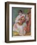 Woman with Guitar-Pierre-Auguste Renoir-Framed Art Print