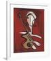 Woman with Guitar-Christian Pavlakis-Framed Giclee Print