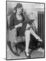 Woman with Gun in Her Garter Photograph-Lantern Press-Mounted Art Print