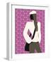 Woman with Hands in Pockets-null-Framed Giclee Print