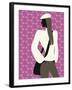 Woman with Hands in Pockets-null-Framed Giclee Print