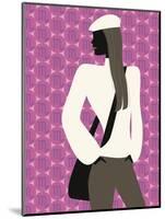 Woman with Hands in Pockets-null-Mounted Giclee Print