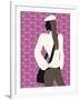 Woman with Hands in Pockets-null-Framed Giclee Print