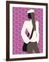 Woman with Hands in Pockets-null-Framed Giclee Print