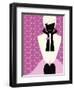 Woman with Hands on Chin-null-Framed Giclee Print