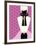 Woman with Hands on Chin-null-Framed Giclee Print