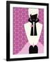 Woman with Hands on Chin-null-Framed Giclee Print