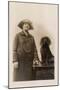 Woman with Her Little Cocker Spaniel-null-Mounted Photographic Print