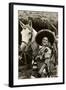 Woman with Horse, Mexican Charra-null-Framed Art Print