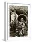 Woman with Horse, Mexican Charra-null-Framed Premium Giclee Print