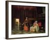 Woman with Infant, Serving Maid with Child-Pieter de Hooch-Framed Giclee Print