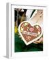 Woman with Lebkuchen Heart (Oktoberfest, Munich)-null-Framed Photographic Print