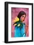 Woman with Lily-Raissa Oltmanns-Framed Photographic Print