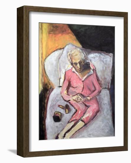 Woman with Lipstick-Julie Held-Framed Giclee Print