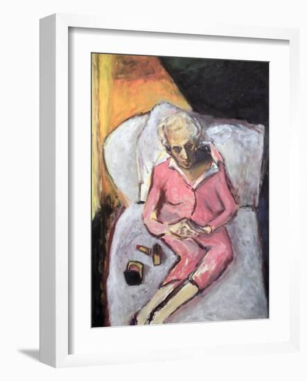 Woman with Lipstick-Julie Held-Framed Giclee Print