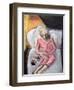 Woman with Lipstick-Julie Held-Framed Giclee Print