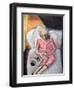 Woman with Lipstick-Julie Held-Framed Giclee Print