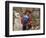 Woman with Llama, Boy, and Parrot, Sacsayhuaman Inca Ruins, Cusco, Peru-Dennis Kirkland-Framed Photographic Print