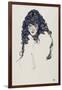 Woman with Long Hair, 1914-Egon Schiele-Framed Giclee Print