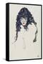 Woman with Long Hair, 1914-Egon Schiele-Framed Stretched Canvas