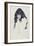 Woman with Long Hair, 1914-Egon Schiele-Framed Giclee Print