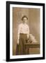 Woman with Long Hair Chihuahua-null-Framed Photographic Print