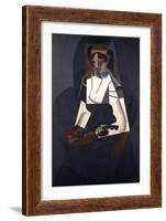 Woman with Mandolin, after Corot, 1916-Juan Gris-Framed Giclee Print