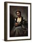 Woman with Mandolin-Jean-Baptiste-Camille Corot-Framed Giclee Print