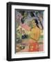 Woman with Mango, 1893-Paul Gauguin-Framed Giclee Print