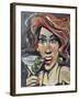 Woman with Martini-Tim Nyberg-Framed Giclee Print