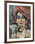 Woman with Martini-Tim Nyberg-Framed Giclee Print