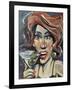 Woman with Martini-Tim Nyberg-Framed Giclee Print