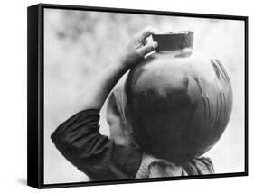 Woman with Olla, Mexico, c.1927-Tina Modotti-Framed Stretched Canvas