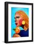 Woman with Orange-Raissa Oltmanns-Framed Photographic Print