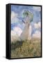 Woman with Parasol Turned to the Left-Claude Monet-Framed Stretched Canvas