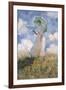 Woman with Parasol Turned to the Left-Claude Monet-Framed Premium Giclee Print