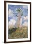 Woman with Parasol Turned to the Left-Claude Monet-Framed Art Print