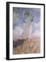 Woman with Parasol-Claude Monet-Framed Art Print