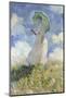 Woman with Parasol-Claude Monet-Mounted Art Print