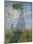 Woman With Parasol-Claude Monet-Mounted Giclee Print
