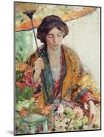 Woman with Parasol-Richard Edward Miller-Mounted Giclee Print