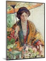 Woman with Parasol-Richard Edward Miller-Mounted Giclee Print