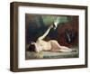 Woman with Pigeons, circa 1883-Ernst Philippe Zacharie-Framed Giclee Print