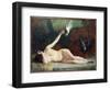 Woman with Pigeons, circa 1883-Ernst Philippe Zacharie-Framed Giclee Print