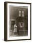 Woman with Puppy-null-Framed Photographic Print