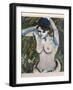 Woman with Raised Arms, 1910-Ernst Ludwig Kirchner-Framed Giclee Print