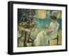 Woman with Reel; Femme Au Devidoir, (Oil on Canvas)-Louis Valtat-Framed Giclee Print